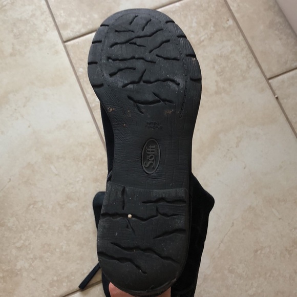 ☔️👢SOFFT SHARNELL WATERPROOF TALL BLACK SUEDE BOOTS | Size 8.5M - Picture 6 of 9